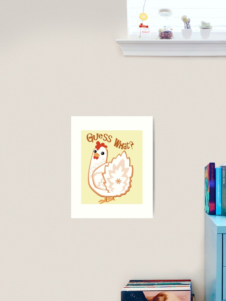 Guess What? Chicken Butt. Magnet for Sale by LyddieDoodles