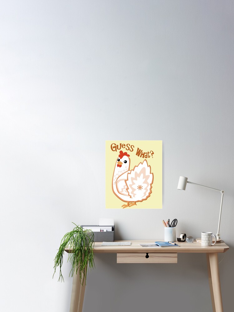 Guess What? Chicken Butt. Magnet for Sale by LyddieDoodles