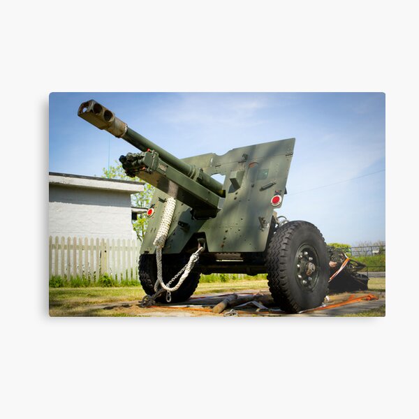 Ordnance QF 25 pounder Metal Print
