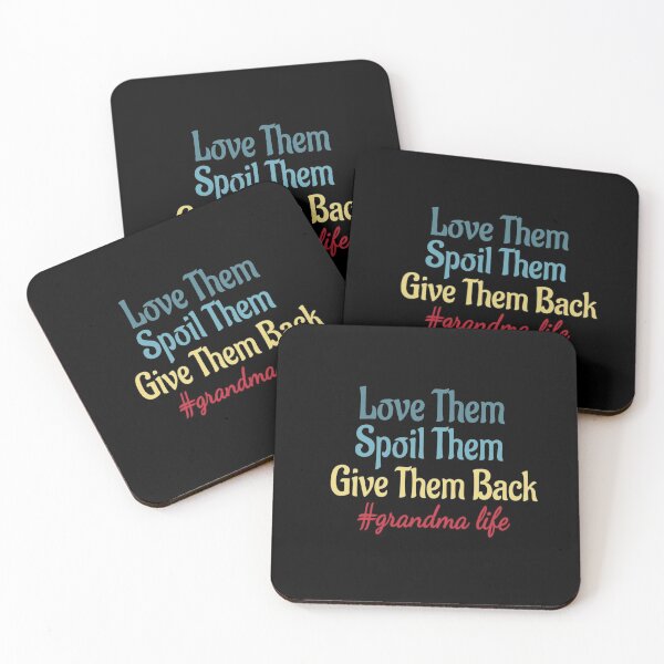Item preview, Love them spoil them give them back : grandma grandmother gift for grandma funny granda best gift for grandma vintage style idea design designed and sold by Chamssou.