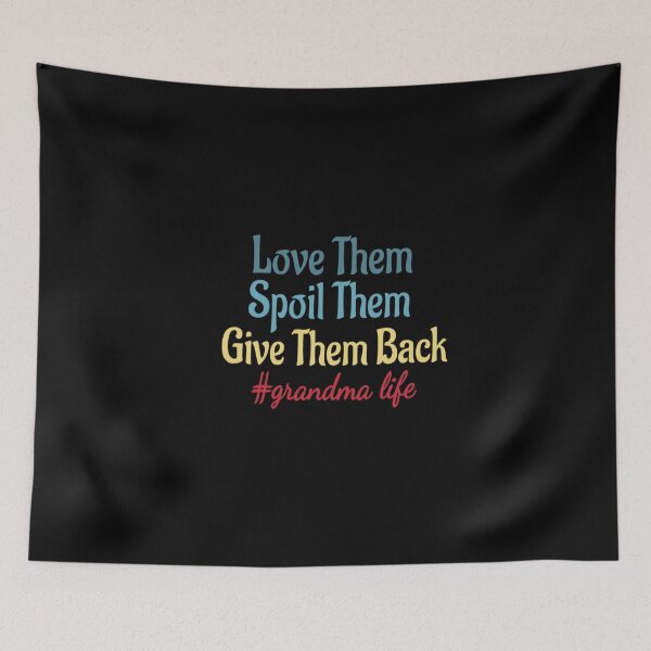 Item preview, Love them spoil them give them back : grandma grandmother gift for grandma funny granda best gift for grandma vintage style idea design designed and sold by Chamssou.