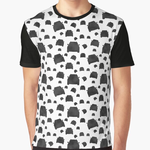 Cars, Dark Gray on White Graphic T-Shirt