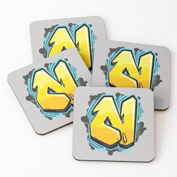 Artikelvorschau, Graffiti-Buchstabe N. entworfen und verkauft von NameGraffiti.