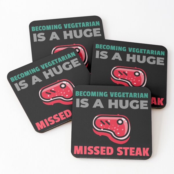 Item preview, Becoming Vegetarian is a HUGE Missed Steak BBQ TEE designed and sold by AndApArt.