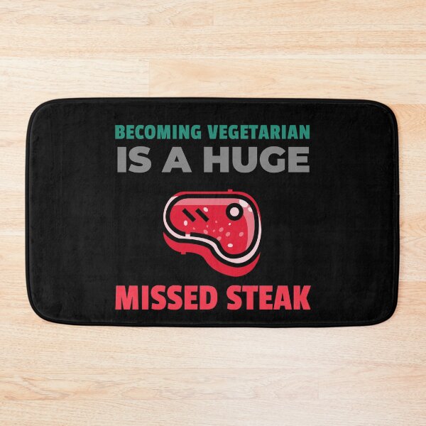 Item preview, Becoming Vegetarian is a HUGE Missed Steak BBQ TEE designed and sold by AndApArt.