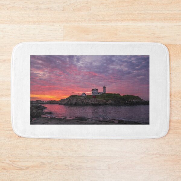 Item preview, Dawn at the Nubble Lighthouse, Cape Neddick, ME designed and sold by StevenRalserPhoto.