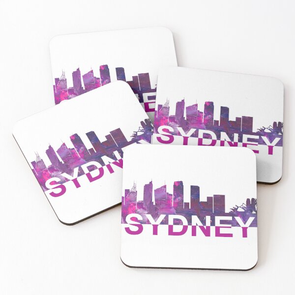 Item preview, Sydney Australia Skyline Silhouette Giant Text designed and sold by artshop77.