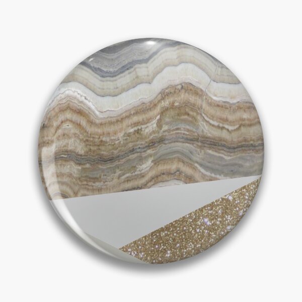 Item preview, preppy minimalist geometric earth tone triangles beige tan marble  designed and sold by LEILA ART SPACE.
