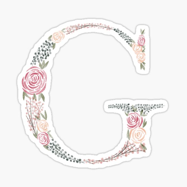G initial Sticker