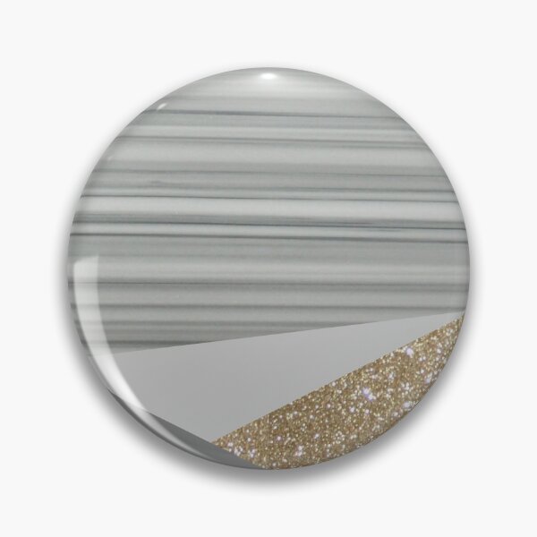 Item preview,  preppy geometric gold triangles trendy grey marble stripes Minimalist designed and sold by LEILA ART SPACE.