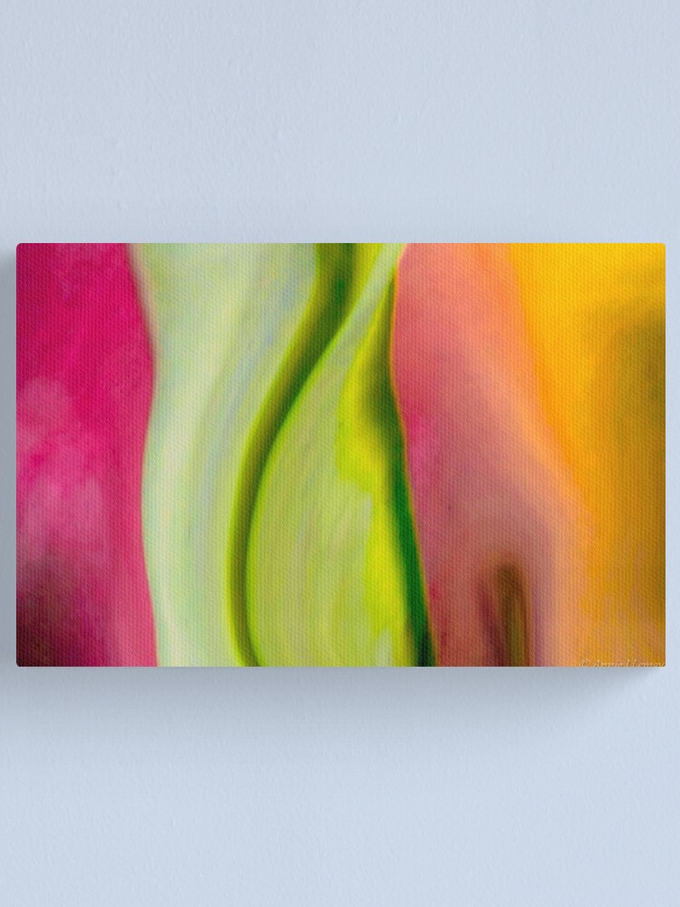 Alternate view of Raeleen's Abstract Canvas Print