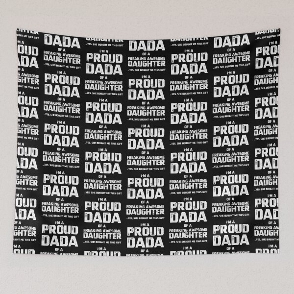 Item preview, Proud Dada of A Freaking Awesome Daughter Funny Gift for Dads Men's designed and sold by DiogoCalheiros.