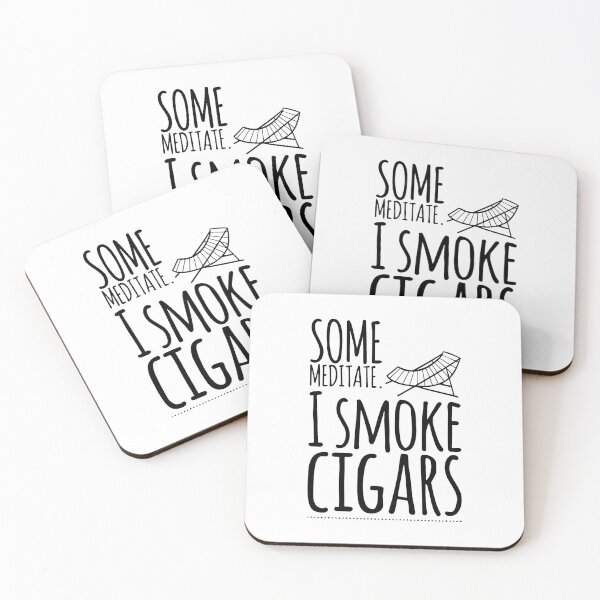 Item preview, Some Meditate. I Smoke Cigars designed and sold by HalpinDesign.