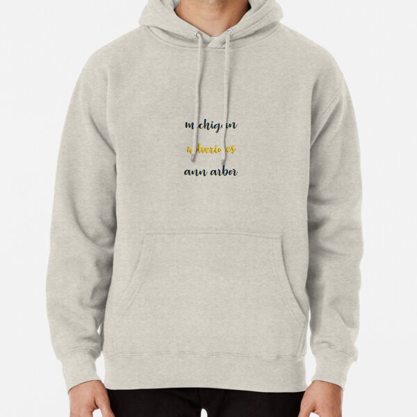 u of m hoodie sweatshirt