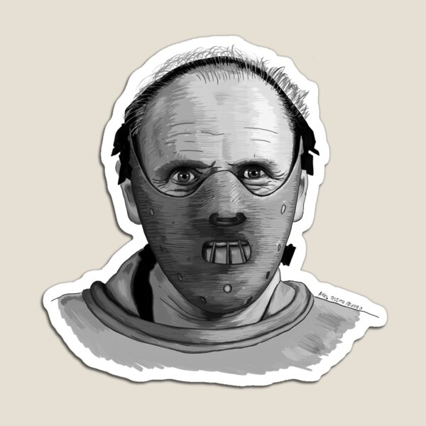 Item preview, Hannibal Lecter from Silence of the Lambs / BW version designed and sold by burrotees.