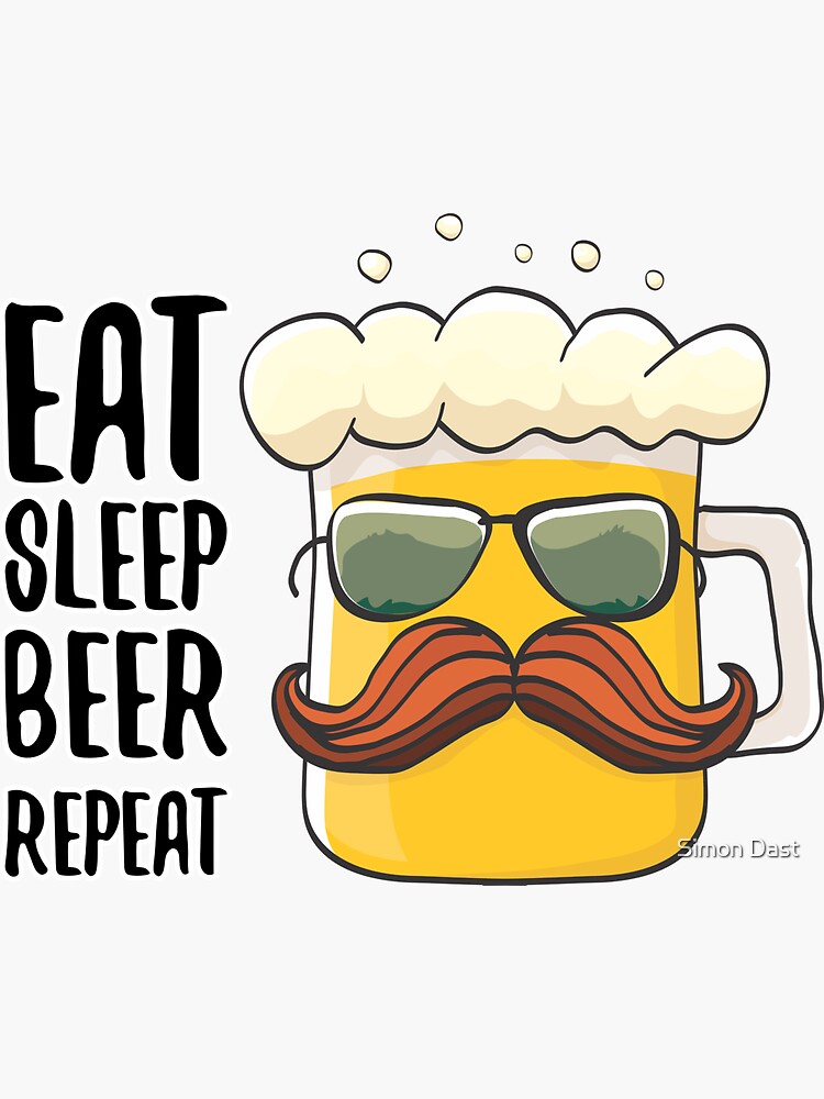 "Cool beer" Sticker by geroDev Redbubble