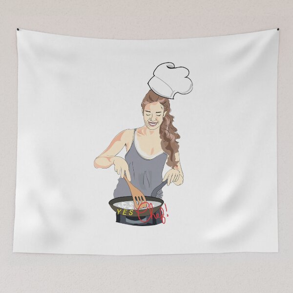 Item preview, yes chef ! t-shirt | female chef t-shirt   designed and sold by KARTICK DUTTA.