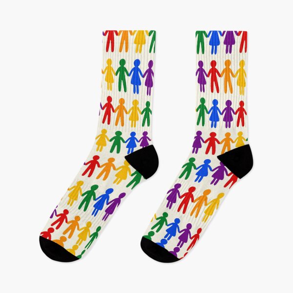 Item preview, Rainbow People Pattern designed and sold by XOOXOO.