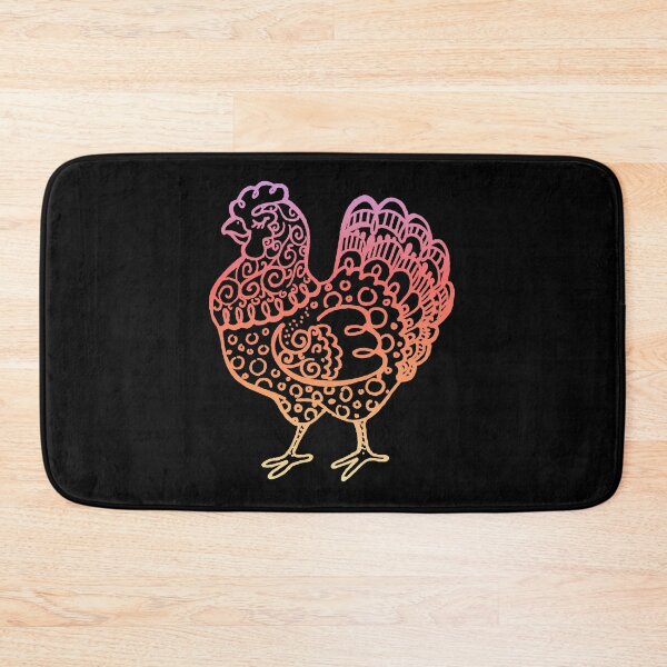 Item preview, Ornate Chicken Line Drawing designed and sold by Lyddie Doodles.