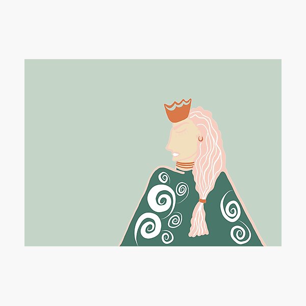 The Badass Queen Photographic Print