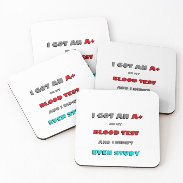 Item preview, Dad Joke A+ Blood Test Father's Day Joke designed and sold by bebopboop.