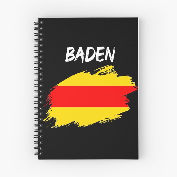 Item preview, Baden Baden flag flag brush stroke Badnerland designed and sold by GeogDesigns.