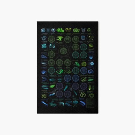 Glowing Creatures Art Board Print
