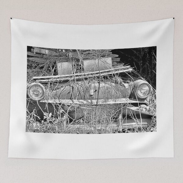 Item preview, Rusty Barn Find Black And White designed and sold by LisaWootenPhoto.