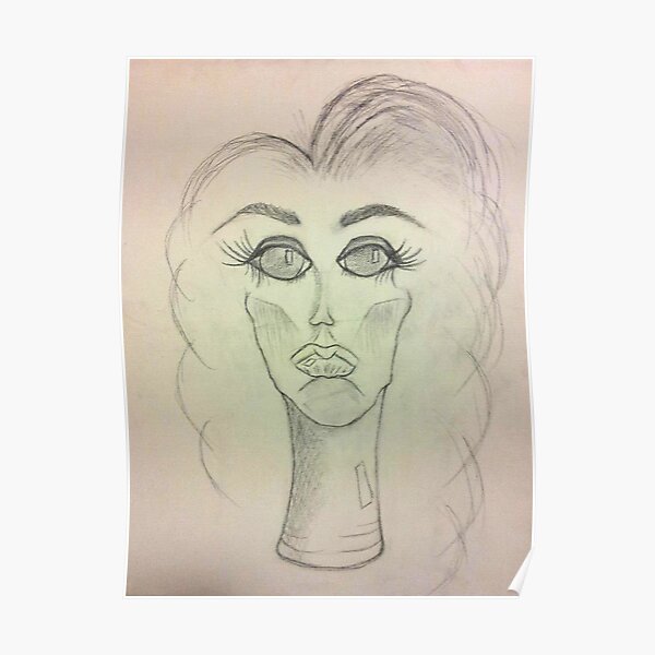 Doll Pieces Sketch Poster