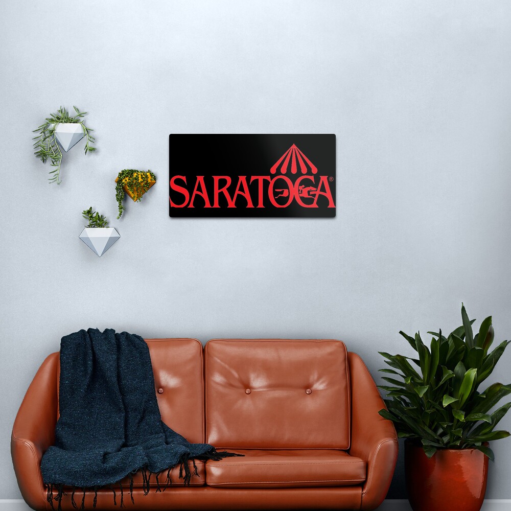 Saratoga Springs Race Track Metal Print
