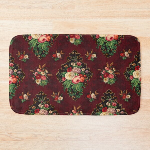 Item preview, Vintage Maroon Floral designed and sold by Grafixmom.