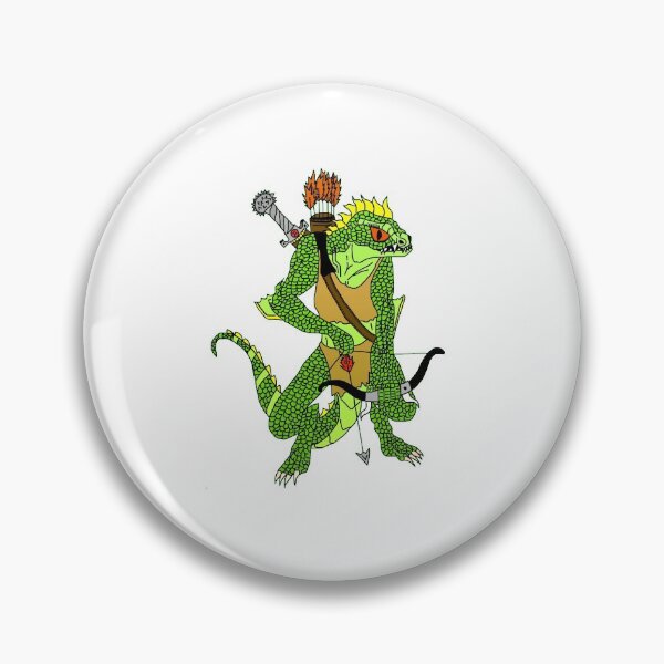 Item preview, Fantasy Lizard Warrior designed and sold by imphavok.