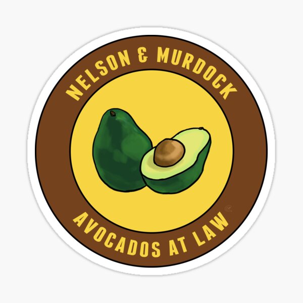 "Avocados at law" Sticker for Sale by krusca Redbubble