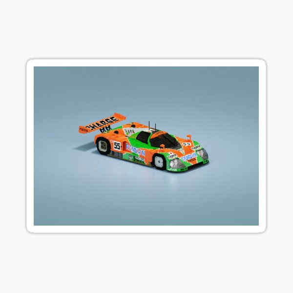 Oeuvre Mazda 787B Voxel Sticker