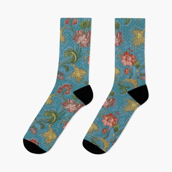 Item preview, Vintage Teal Fantasy Floral designed and sold by Grafixmom.