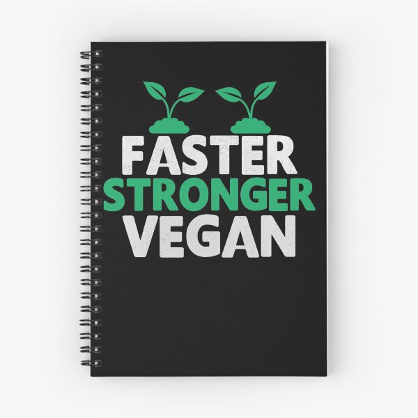 Item preview, Faster Stronger Vegan Novelty Vegan Athlete designed and sold by LostLatticework.