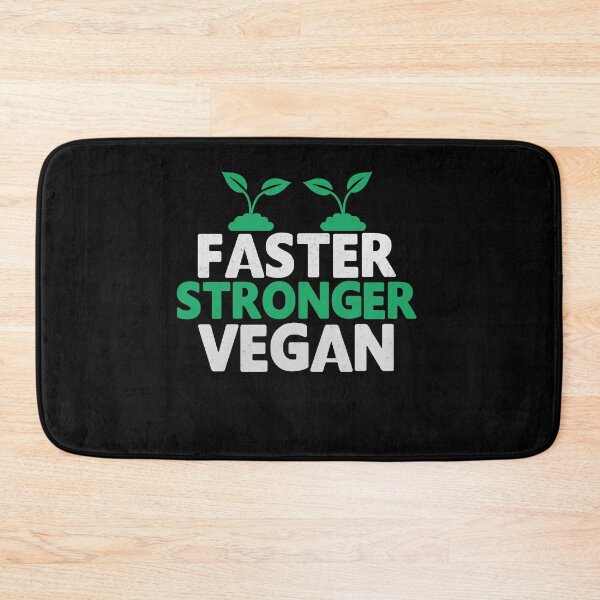 Item preview, Faster Stronger Vegan Novelty Vegan Athlete designed and sold by LostLatticework.