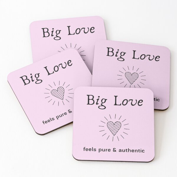 Item preview, Real Big Love Feels Pure And Authentic designed and sold by StudioTina.