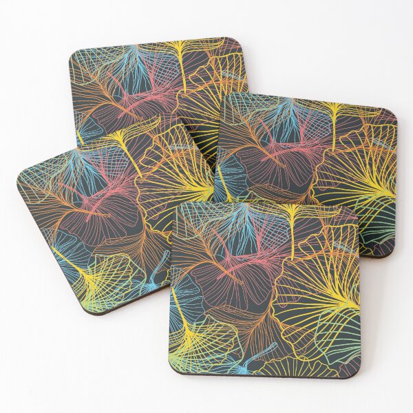 Item preview, Colorful Ginko Leaves designed and sold by AnastasiaDesign.