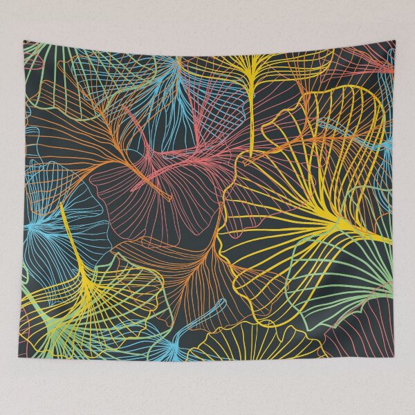 Item preview, Colorful Ginko Leaves designed and sold by AnastasiaDesign.