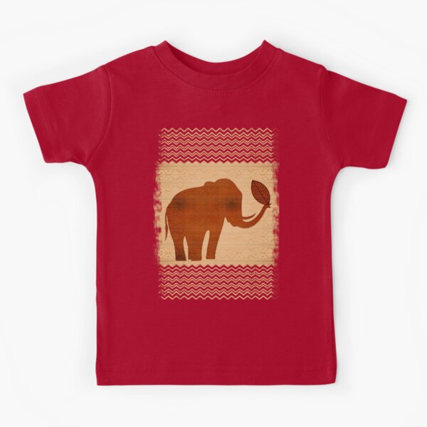 Elefant Blumen Batik Kunst Design Kinder T Shirt Von Bluedarkart Redbubble