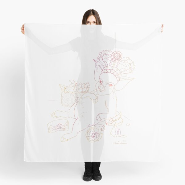 Los Cochinitos Dormilones II Scarf