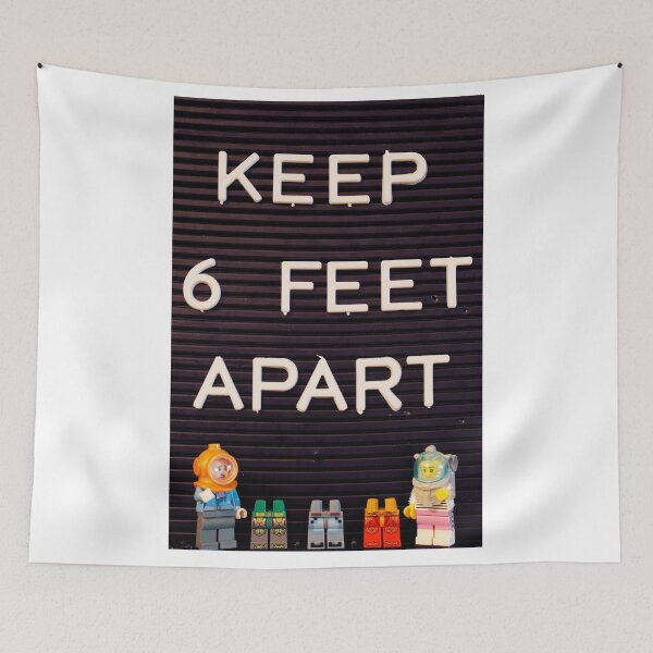 Item preview, KEEP 6 FEET APART designed and sold by Bakhrombek.