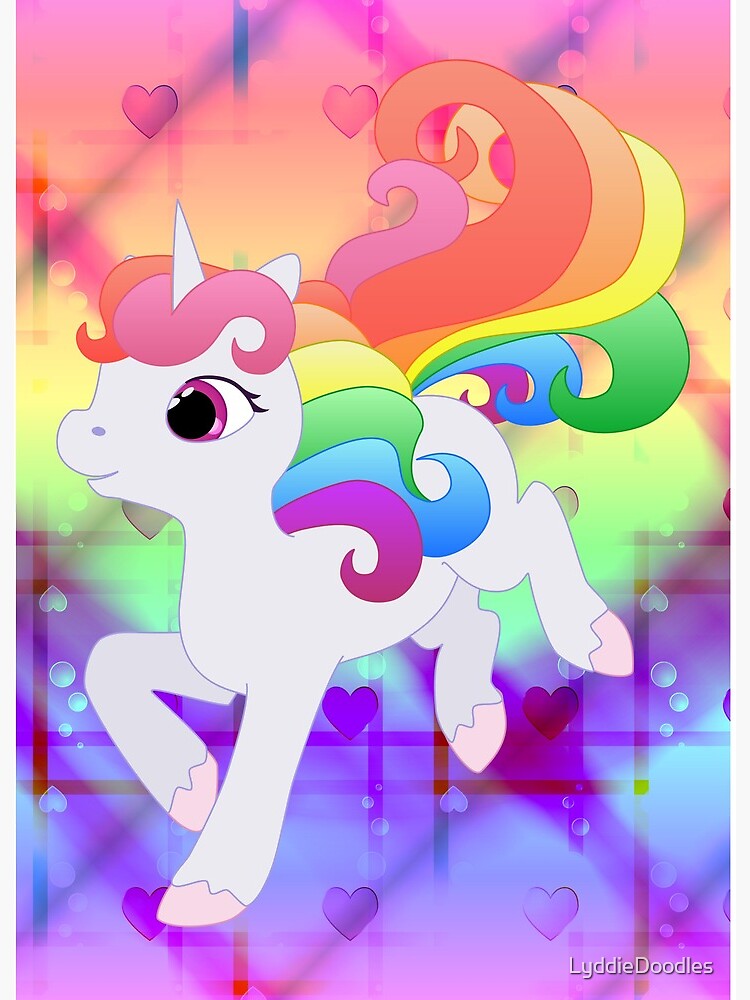 Fantasy Cute Kawaii Baby Unicorn | Poster