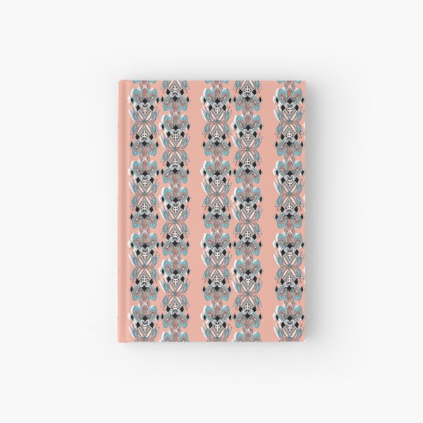 Desert Oasis Symmetrical Stripe Pattern Hardcover Journal