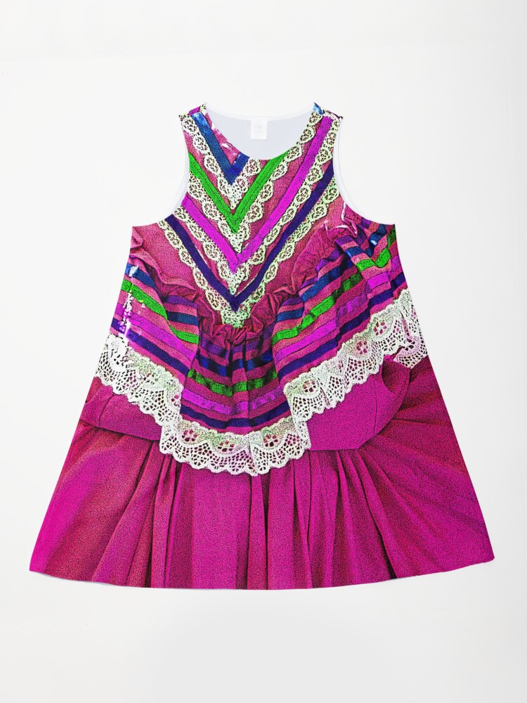Folklorico Dance Dress (Magenta)" A-Line Dress for Sale by Scotty1965 | Redbubble Folklorico Dance Dress (Magenta)" A-Line Dress for Sale by Scotty1965 | Redbubble