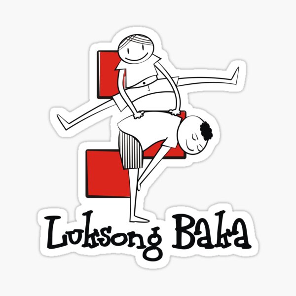 "Laro ng Lahi: Luksong Baka Prints" Sticker for Sale by busyokoy