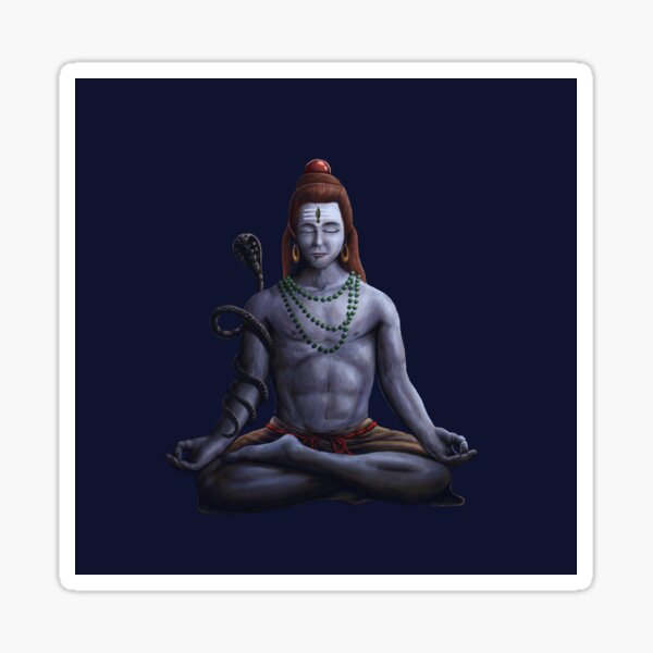 Sticker Shiva Der Zerstorer Redbubble