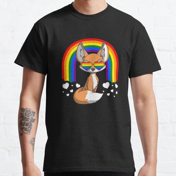 Gay Fox T Shirts Redbubble - roblox clothes codes included furry fox