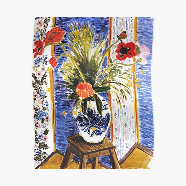 Henri Matisse Poppies 1919 Artwork for Wall Art, Prints, Posters, Tshirts, Women, Men, Kids Poster